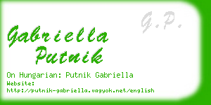 gabriella putnik business card